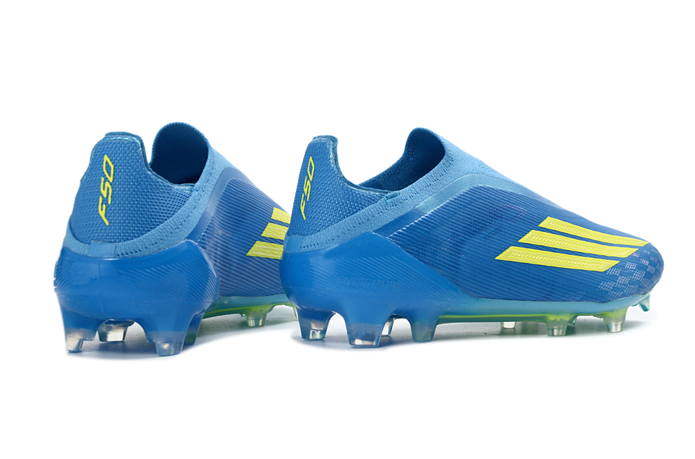 adidas F50 Laceless FG Ice Cold Precision - Lucid Ray Blue/Solar Yellow/Light Utility Aqua