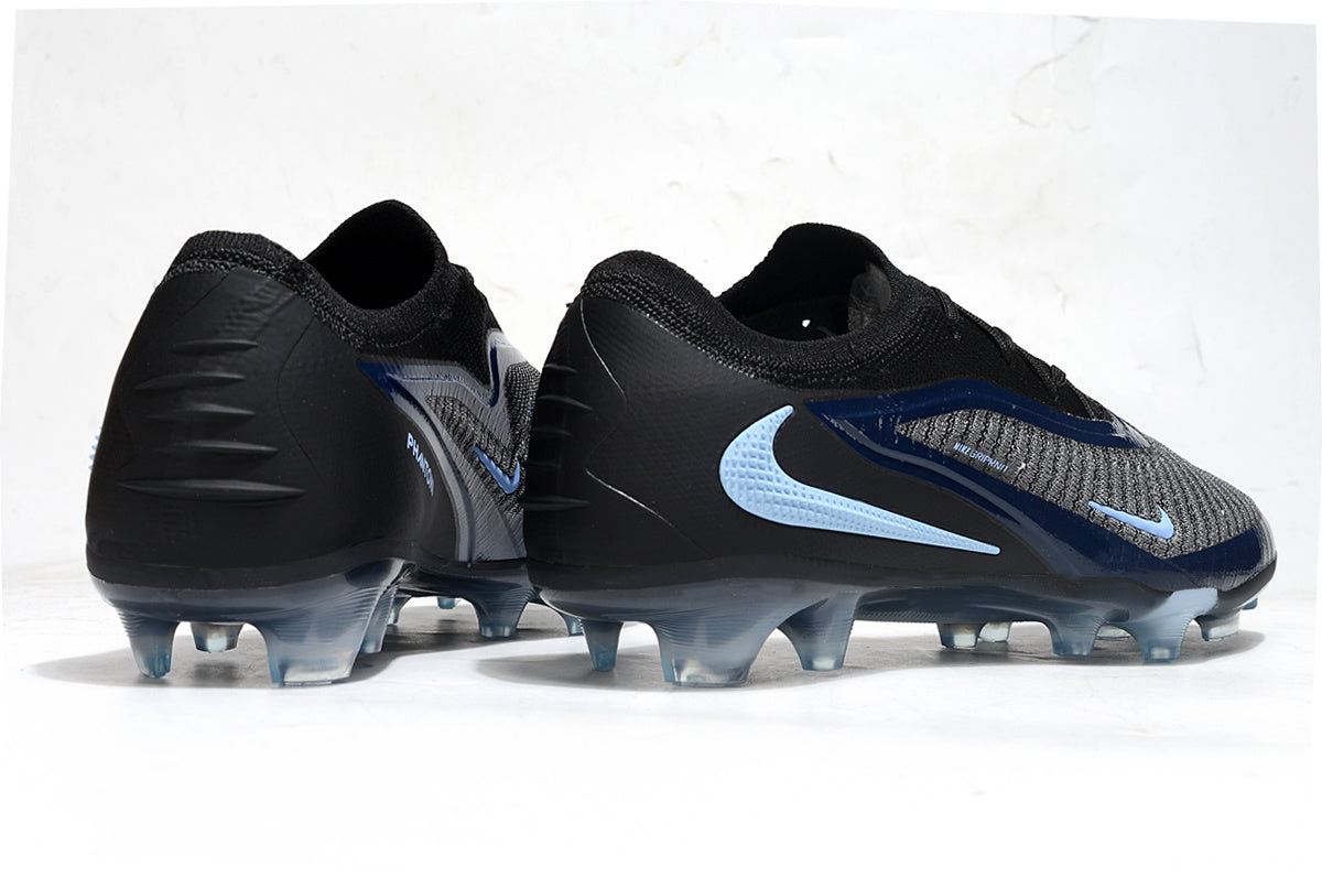 Nike Phantom 6  Low Cut FG Shadow - Black/Ice Blue