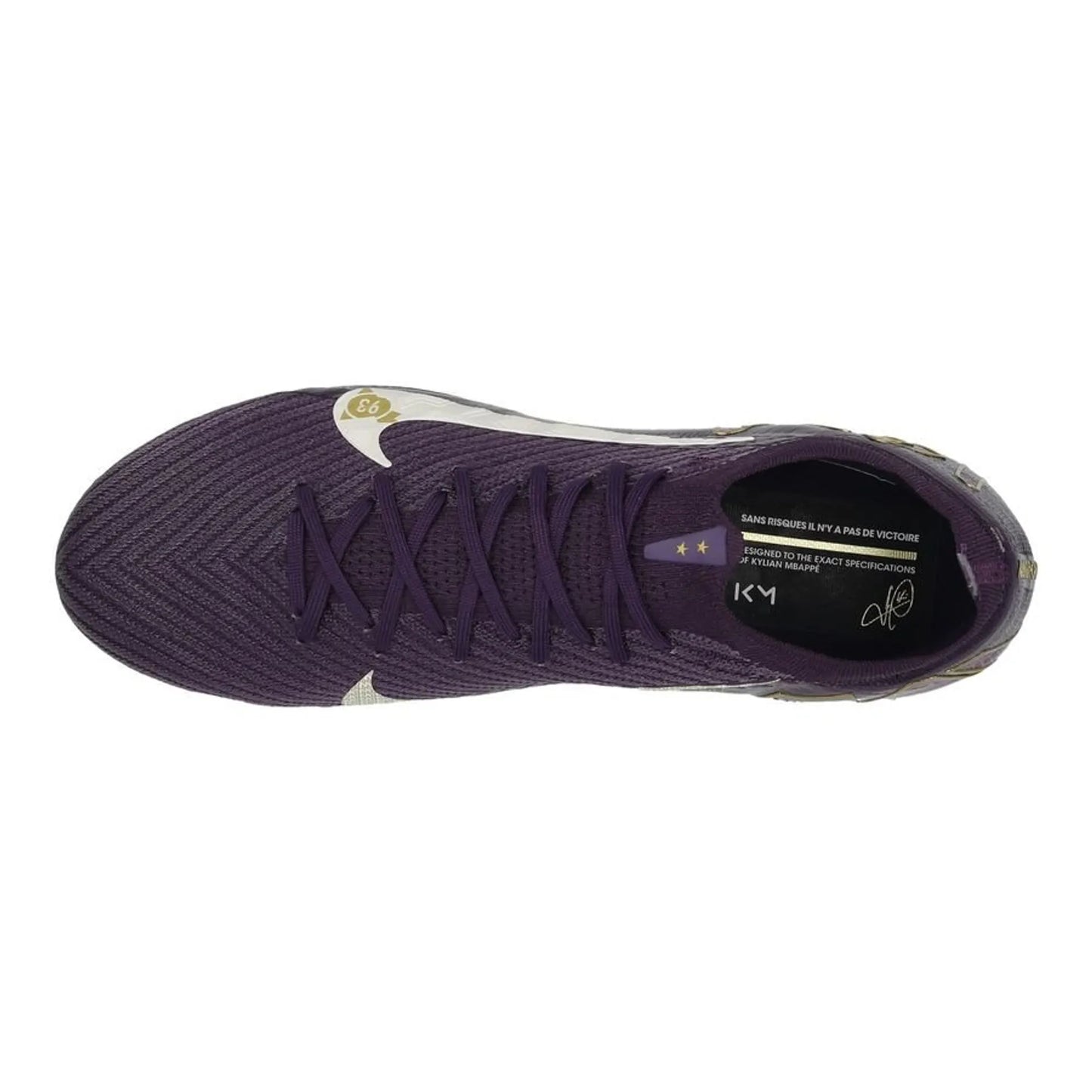Nike Air Zoom Mercurial Vapor 16  FG Mbappé Personal Edition - Grand Purple/Pale Ivory Made for natural grass pitches (FG)