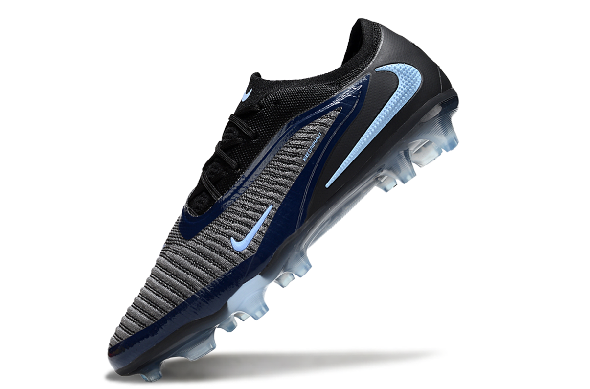 Nike Phantom 6  Low Cut FG Shadow - Black/Ice Blue