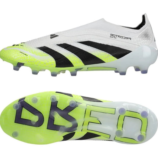 adidas Predator Laceless AG Radiant Blaze - Footwear White/Core Black/Lucid Lemon