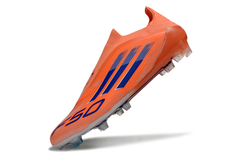 adidas F50 Laceless AG Coral Blaze - Beam Orange/Lucid Blue/Footwear White