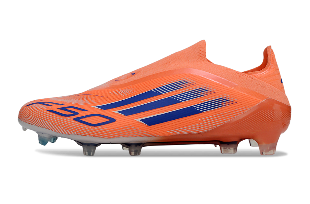 adidas F50 Laceless AG Coral Blaze - Beam Orange/Lucid Blue/Footwear White