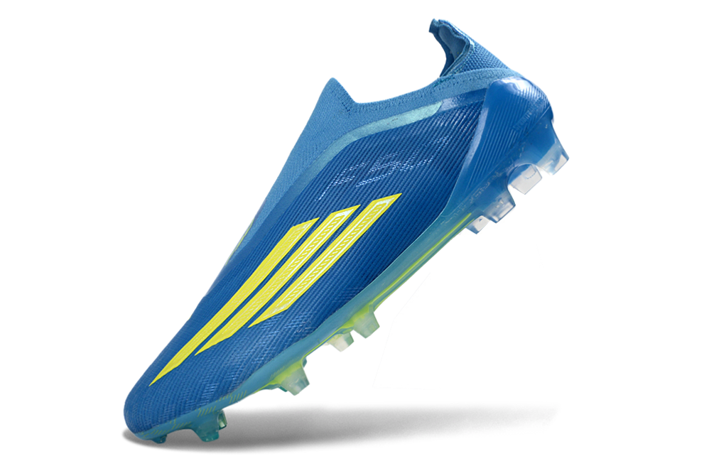 adidas F50  Laceless FG Ice Cold Precision - Lucid Ray Blue/Solar Yellow/Light Utility Aqua